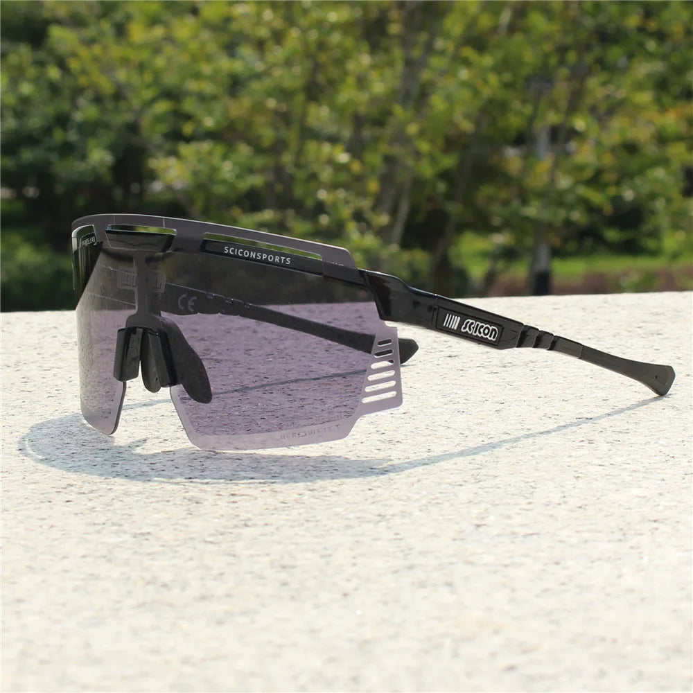 Scicon Cycling Glasses Outdoor Sports Sunglasses Men MTB Bicycle Photochromic Goggles Women Road Mountain Bike Eyewear Eyeglass
