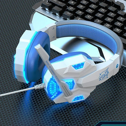 Creative Wired Gaming Headset with Microphone – LED Light Bass Stereo Gaming Headphones for PC, PS4, PS5, Xbox – High Quality Gaming Headset