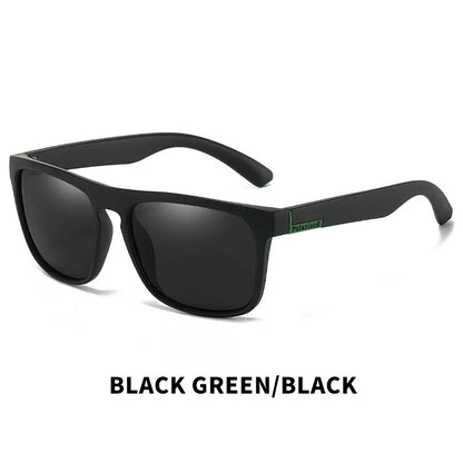 Black Polarized Square Sunglasses Men Women Fashion Classic Driving Shades for Outdoor Sports Cycling Travel Fishing Eyewears