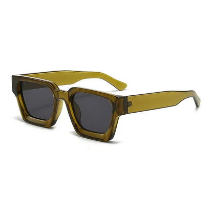 JNPCXI Fashion Square Women Luxury Sunglasses Retro Gradient Blue Designer Men Trending Sun Glasses Shades UV400