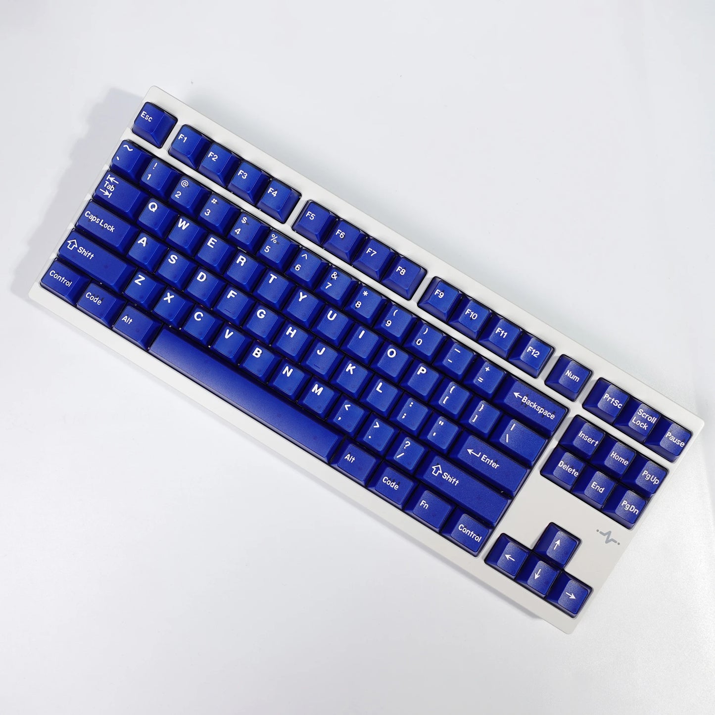KBDiy 174 Keys PBT Cherry Profile Blue Jade Keycaps for Game Mechanical Keyboard Double Shot DIY for Aula F75 F87 F99 Key Caps