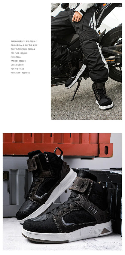 Motorcycle Boots 2026 New Men Women Motorbike Riding Shoes Breathable Biker Boots Motorboats Motorcycle Shoes Bota