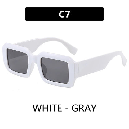 BOYSEEN Thick Frame Rectangle Sunglasses For Man Can Make Prescription Lens 2026 Street Style Orange Sunglasses