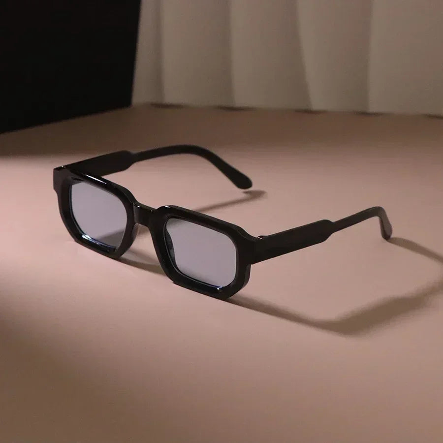Vintage Women Fashion Square Sunglasses Retro Black Sun Glasses Female Male Eyewear Oculos