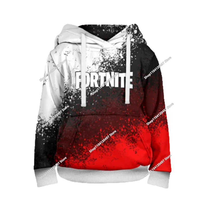 2025 New Fortnite 3D Printed Unisex Hoodie Casual Coat Game Peripheral Cosplay Children Clothing Gifts