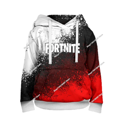 2025 New Fortnite 3D Printed Unisex Hoodie Casual Coat Game Peripheral Cosplay Children Clothing Gifts