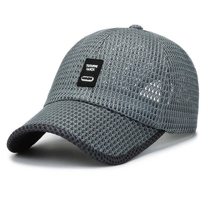 Summer Mesh Cap Baseball Breathable Outdoor Adjustable Snapback Hiking Fishing Cap Women Men Cool Casual Sport Cycling Cap