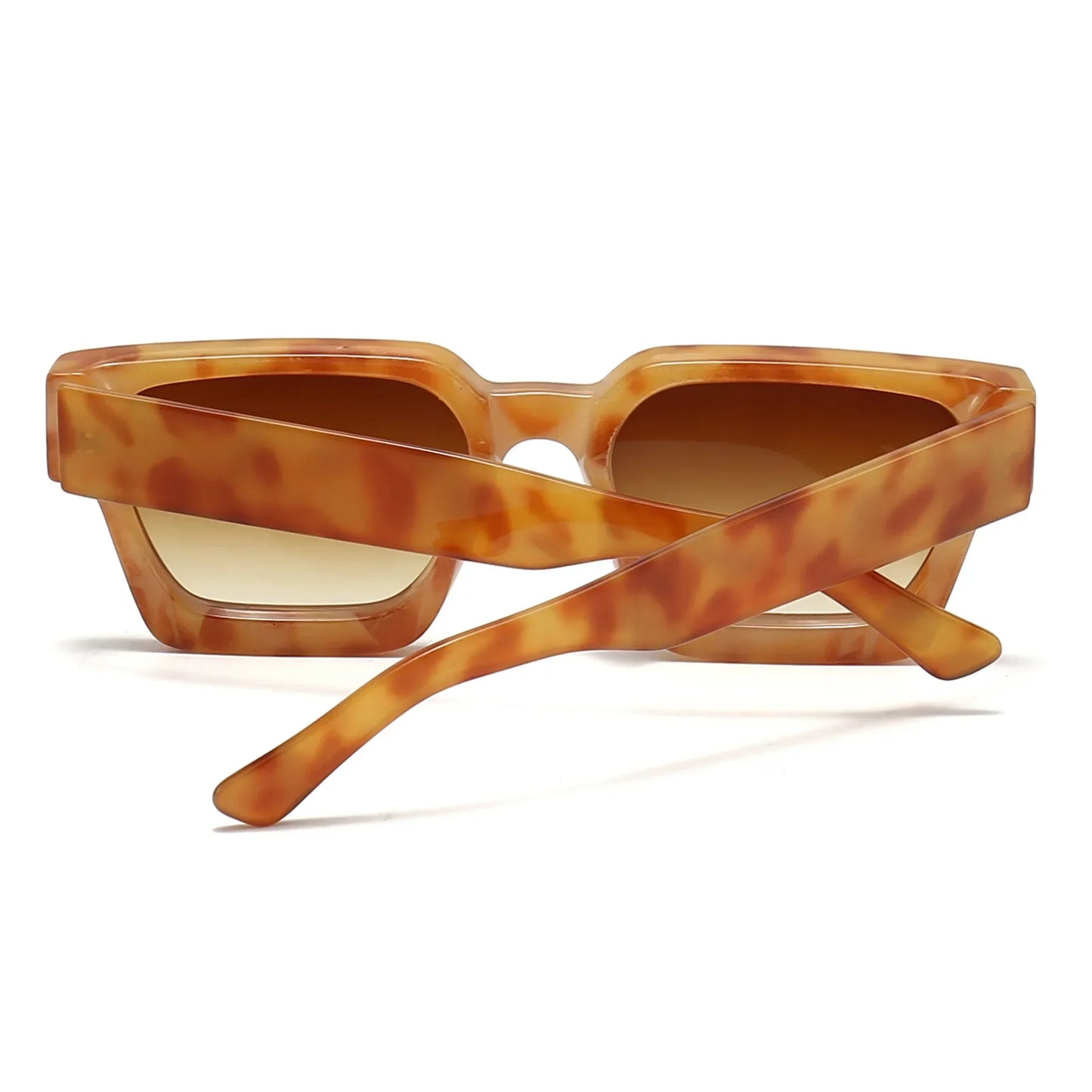 JNPCXI Fashion Square Women Luxury Sunglasses Retro Gradient Blue Designer Men Trending Sun Glasses Shades UV400