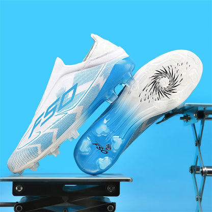 Nouveaux hommes chaussures de Football Match intérieur vente chaude bottes de Football en plein air crampons d'herbe baskets de Futsal montantes antidérapantes de haute qualité