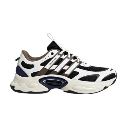 Chaussures de course basses unisexes adidas, confortables et polyvalentes, semelle absorbant les chocs et résistante à l'usure, blanc et noir, IF6725
