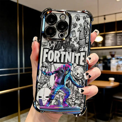Popular Game FortniteS Plating Phone Case For Samsung A37 A57 A07 A36 A16 A35 A55 A25 A26 A05s A15 A54 A34 A24 A14 A05 A04 4G 5G