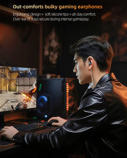 KZ Gale Gaming-IEM-Ohrhörer – HiFi-In-Ear-Monitor mit superlinearem Treiber und abnehmbarem, versilbertem 2-Pin-Kabel