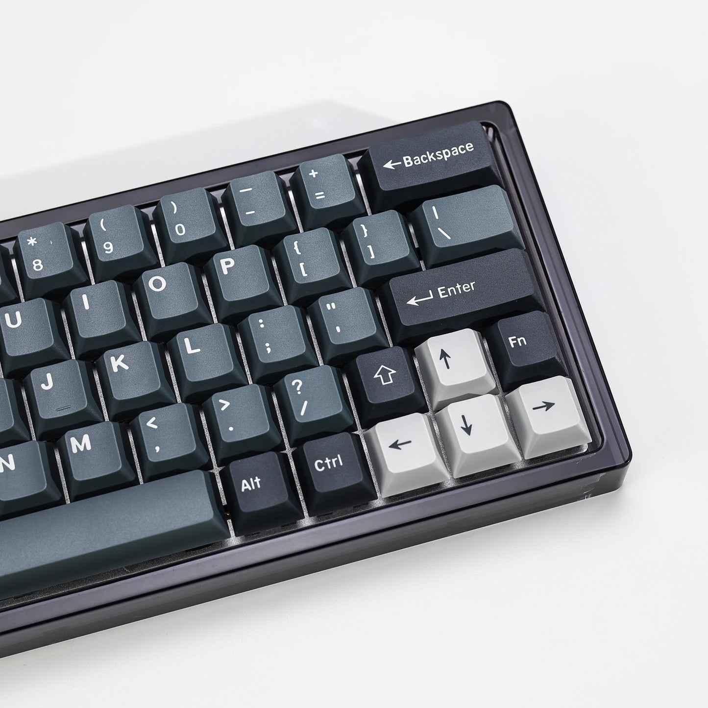 KBDiy 174 Keys/Set PBT GMK Apollo Keycap Double Shot Minimalist ISO Cherry Profile for Game Mechanical Keyboard Keycaps for MX