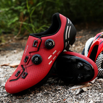 Pantofi de ciclism de înaltă calitate, SPD cu autoblocare pentru bărbați, pantofi sport de curse pentru bicicletă, pantofi de ciclism MTB de munte antiderapanți pentru femei, 36-47