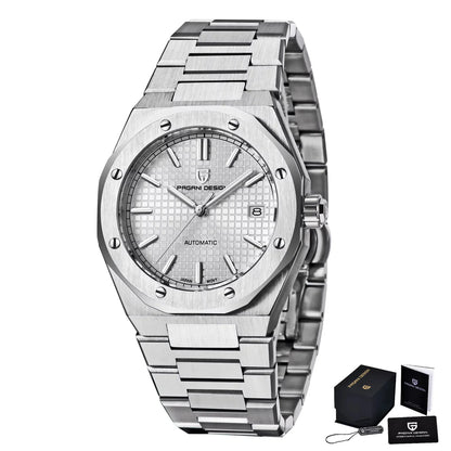 PAGANI DESIGN PD1673 Miyota 8215 Men's Fashion Watch 40MM Sport Automatic Mechanical Stainless Steel 100M Waterproof Watch