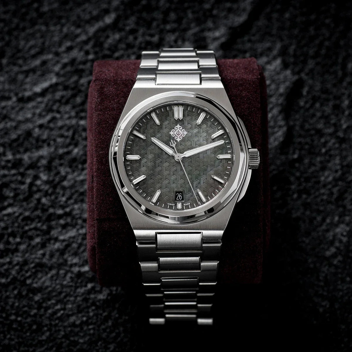 IX&DAO 2025 New 37mm Warrior Men's Automatic Mechanical Watch Miyota 9015 Movement Sapphire Stainless Steel Waterproof 10Bar BGW