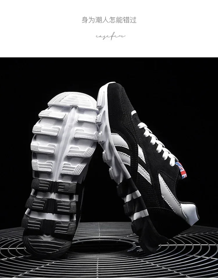 Brand trend size 46 47 48 men's wear-resistant cushioning thick-soled fitness sneakers, outdoor breathable running shoes for men