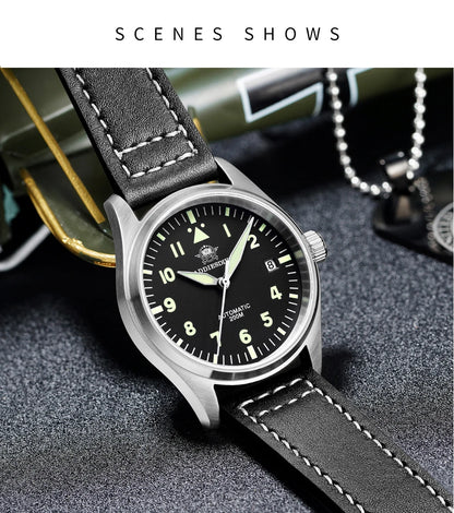 ADDIESDIVE Watches For Men C3 Super Luminous 200m Waterproof  Japan 8215 316L Stainless Reloj Hombre Automatic Mechanical Watch