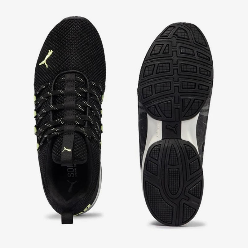 Puma Authentic Axelion, nouvelles chaussures de course pour hommes, modèle noir et blanc, idéales pour les trajets quotidiens, 310128-02.