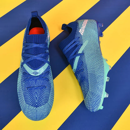 Tacchetti da calcio turf professionali da uomo, scarpe da calcio con mesh traspirante per ragazzi, sneakers antiscivolo da uomo Society Chuteira