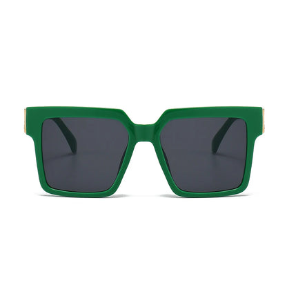 New Luxury Brand Designer Square Oversized Sunglasses Men Women 2024Fashion Thick Frame Glasses Mens UV400 Male Celebrity