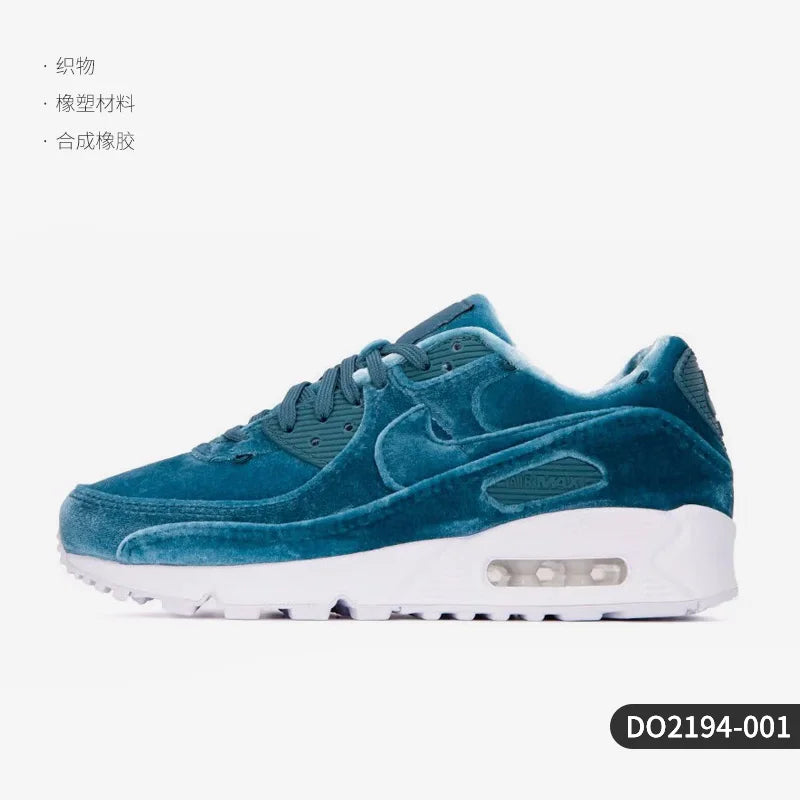 Nike Authentic Air Max 90 Blue Velvet Dámske športové topánky s vzduchovým vankúšikom DO2194-001