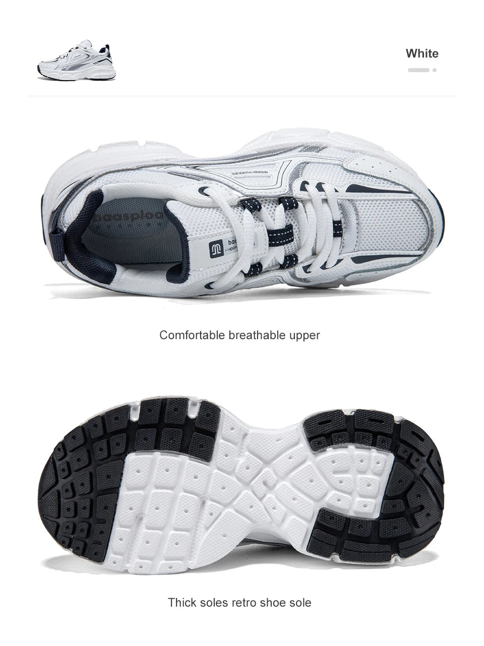 Chaussures de course pour femme Baasploa : baskets de jogging légères et tendance en mesh, antidérapantes, pour femme, d'extérieur, respirantes, colorées et décontractées
