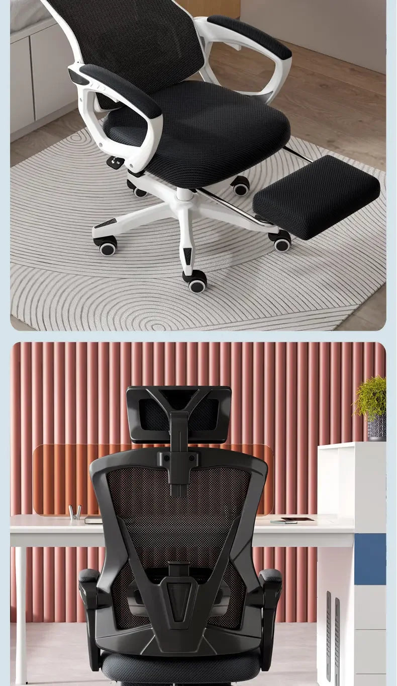 Ergonomic Gaming Chair Reclining Office Chair with Adjustable Height, Computer Desk Chair for Home, Student Dorm, Office & Gaming Setup