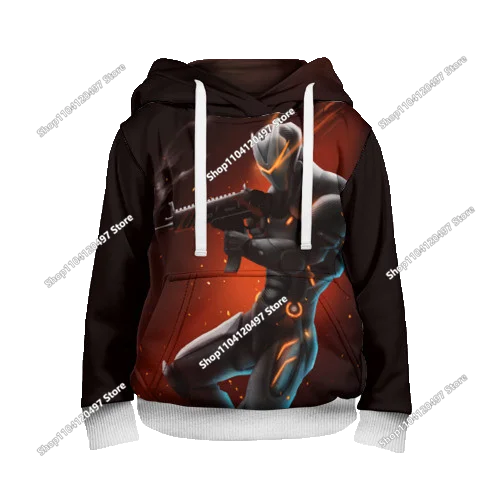 2025 New Fortnite 3D Printed Unisex Hoodie Casual Coat Game Peripheral Cosplay Children Clothing Gifts