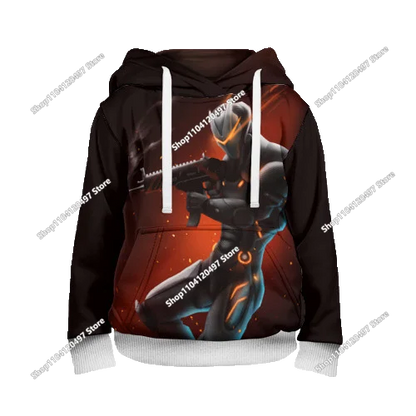 2025 New Fortnite 3D Printed Unisex Hoodie Casual Coat Game Peripheral Cosplay Children Clothing Gifts