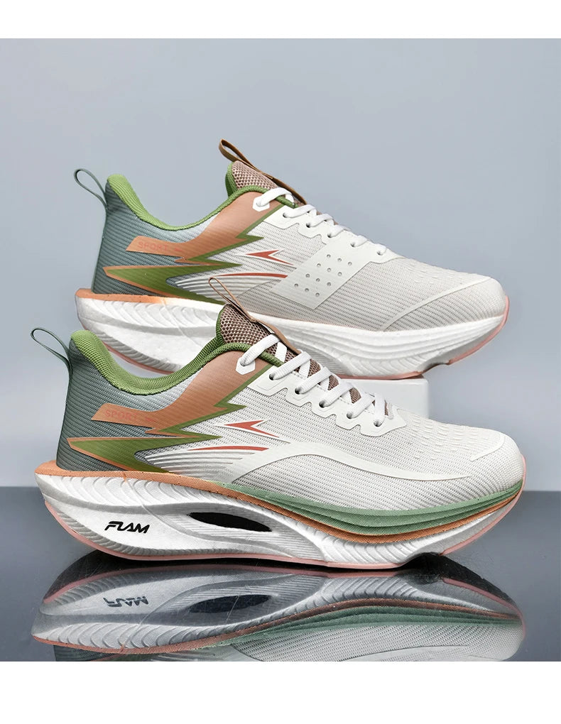 Scarpe sportive da running da uomo per maratona, con cuscino d’aria, traspiranti, leggere e confortevoli, sneakers atletiche outdoor da donna per jogging e tenis