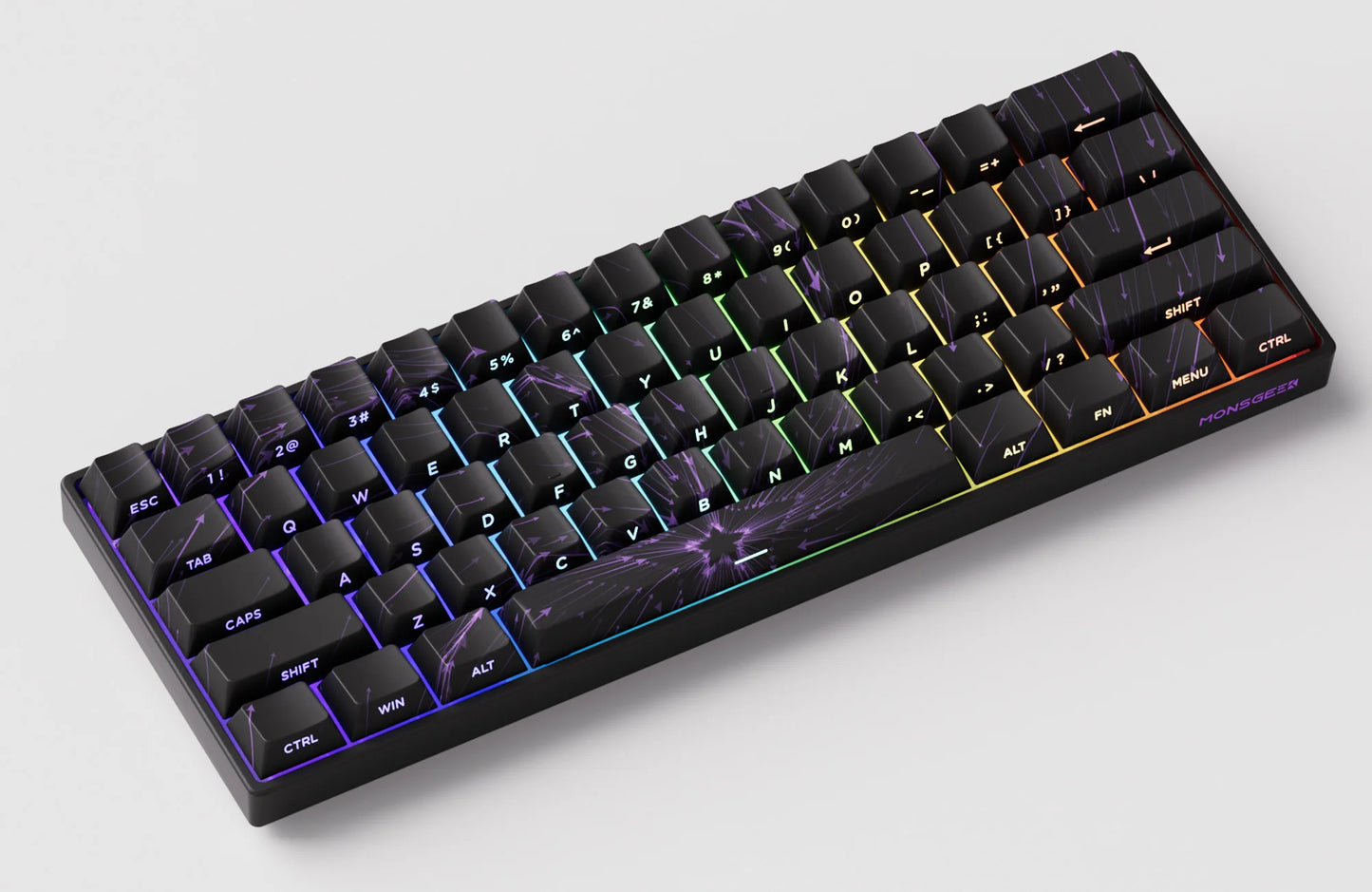 MONSGEEK FUN60 PRO&MAX HE Machanical Keyboard Magnetic Switch 60% Wireless Gaming Keyboard Rapid Trigger 8K ARGB Custom Keyboard