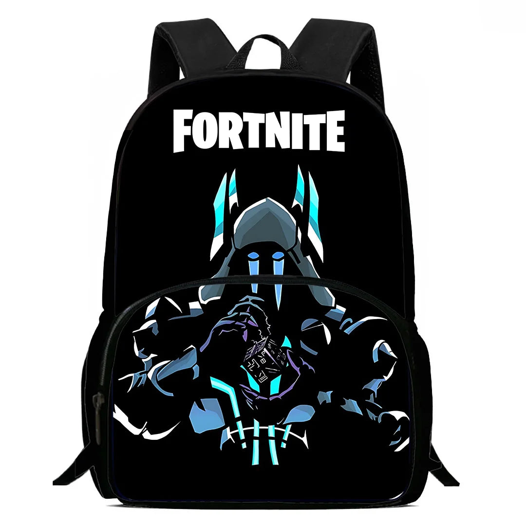 Mochila clásica de Fortnite para niños y niñas, regalo de cumpleaños para estudiantes, bolsa escolar infantil de gran capacidad, mochila de camping duradera