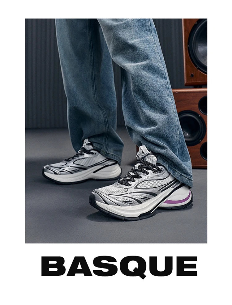 Xtep Basque 3 For Male Sneakers Retro Fashion Breathable  Luxury Height-Increasing Sports Shoes 2026 Spring 874219320001