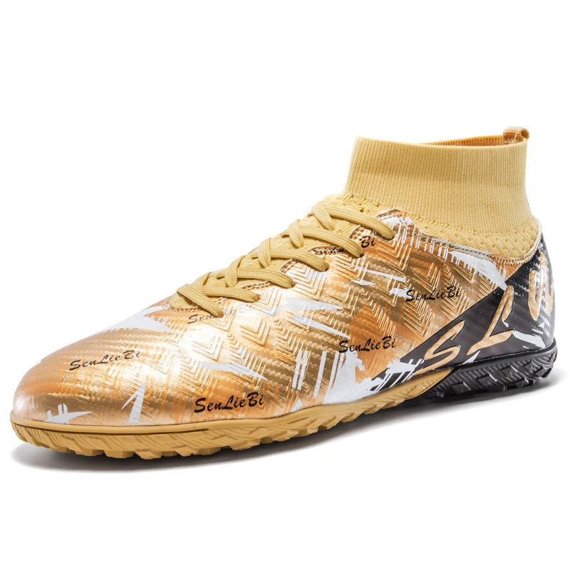 Chaussures de football montantes pour hommes, crampons professionnels pour terrain de football, baskets athlétiques pour adolescents, entraînement de football 2026