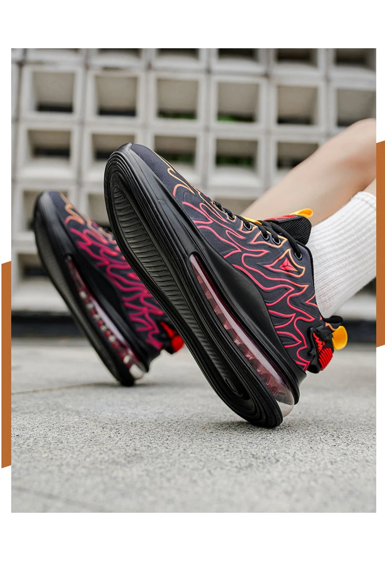 Luxury Men's Sneakers Casual Breathable Trainer Race Fashion Loafers Running Shoes for Male Tenis