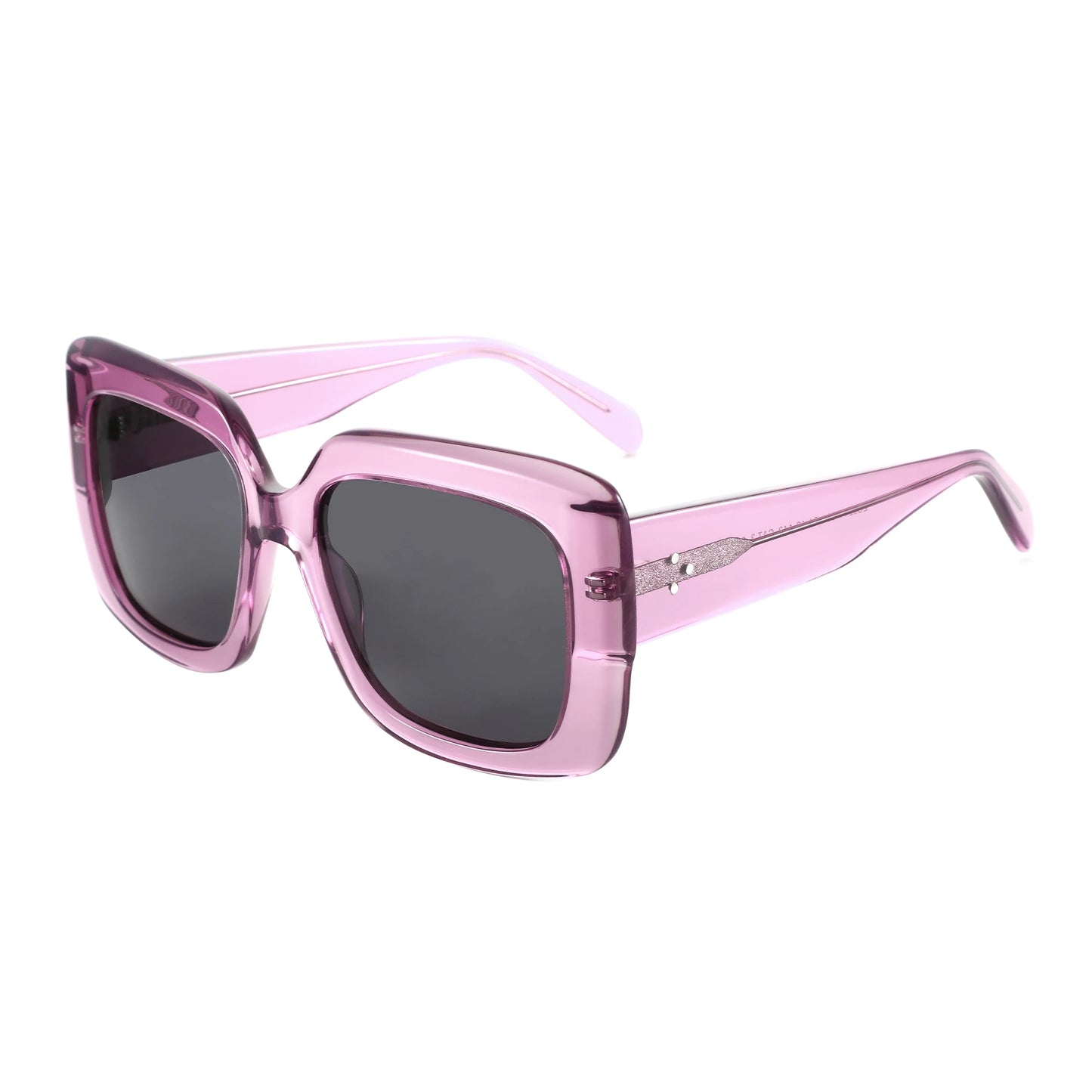 ZENOTTIC Handmade Acetate Sunglasses  luxury 2025 New Uv400 Fashion Square Ladies Polarized Sunglasses ZS6244