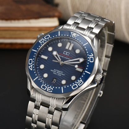 DWAYNE CAMPBELL Reloj mecánico automático de lujo para hombre NH35, bisel de cerámica, resistente al agua, reloj de pulsera clásico de negocios