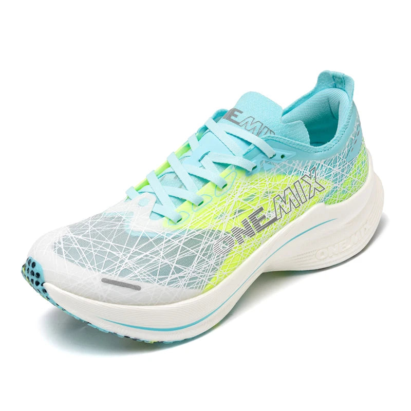 ONEMIX New Nylon Carbon Plate Marathon Running Shoe Pro Tests Stable Support For Shock-absorbing Ultralight Bounce Sneakers
