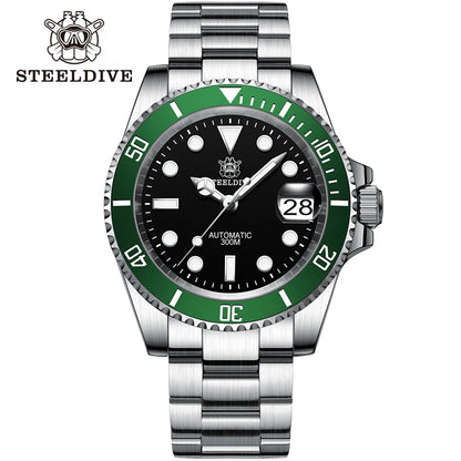 SD1953 Steeldive Brand 2022 Men Mechanical Wristwatch 41mm Stainless Steel Men Watch NH35 Sapphire Glass Men Watches