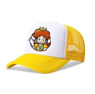 Mario Casual Baseball Sun Caps Action Universal Polyester Hat Children Truck Driver Items Adult Adjustable Anime Peripherals