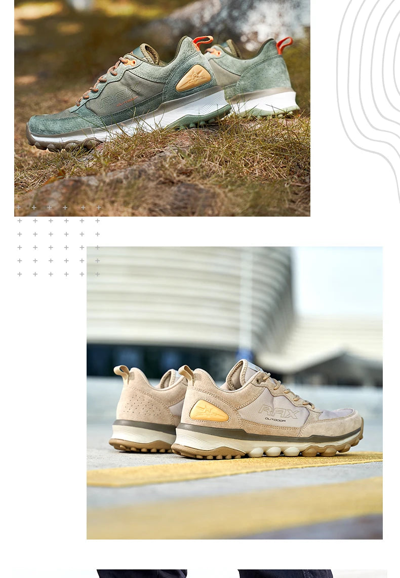 Rax Ανδρικά Παπούτσια Πεζοπορίας Outdoor Mountain Αντιολισθητικά Sneakers Αναρρίχησης, Διαπνέοντα Ελαφριά Trekking Boots, Αθλητικά Casual Παπούτσια 2023