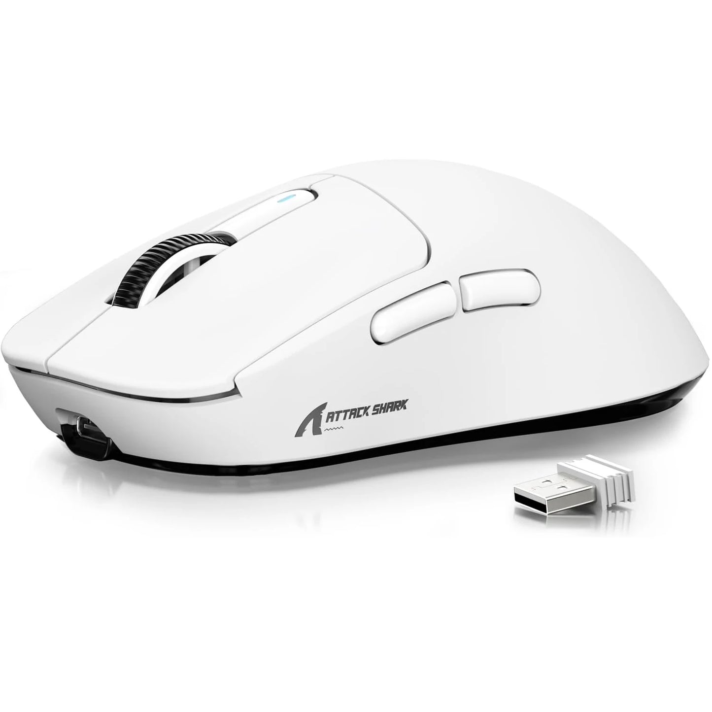 ATTACK SHARK X3 kabellose Gaming-Maus PixArt PAW3395 49g SUPERLIGHT, BT/2.4G kabellos/kabelgebunden, 6 einstellbare DPI-Stufen bis zu 26000