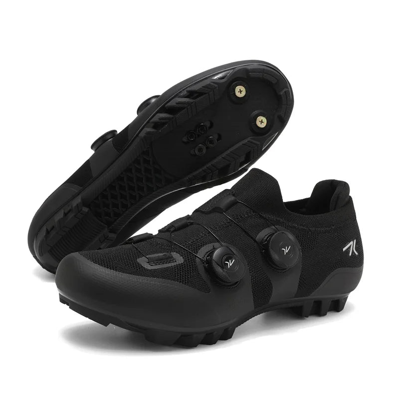 Men's MTB Cycling Shoes New Women's Pink Self-Locking Cleats Speed Road Bicycle Shoes Flat Trail Racing SPD Mountain Bike Sneakers