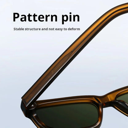 TFTB Fashion Trend Polarized Men's and Women's Sunglasses High quality Acetate Retro Square UV Protection Driving Glasses S32241