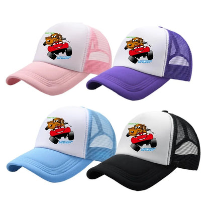 Anime Cars Lightning McQueen Cartoon Figure Print Fashion Baseball Cap Girls Boys Summer Casual Adjustable Sun Hat Birthday Gift