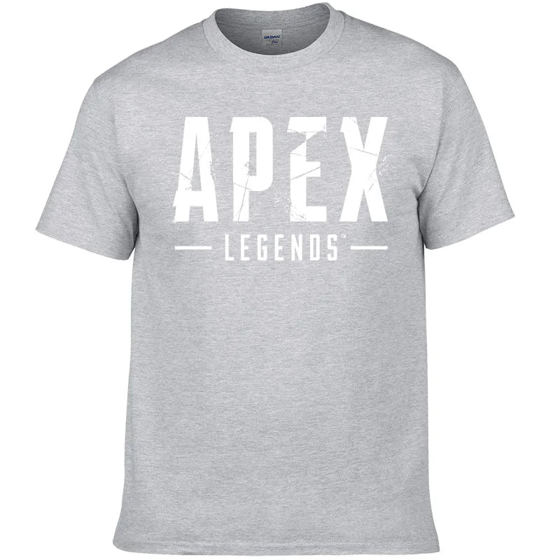2026 Summer Streetwear T-shirt Men Fashion Casual Clothes Cotton Short Sleeve tshirt Printed Apex Legends T Shirt Harajuku Top