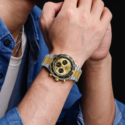 NAVIFORCE Men's Watches Quartz Fashion Business Classic Water Resistant Stainless Steel Strap WristWatch New Male Clock in 2024