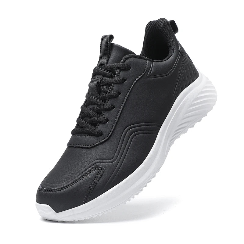 Autumn and Winter Men's Waterproof Sneakers, Soft and Cushion Sport Shoes for Walking, Plus Size 39-48 Casual Shoes for Men