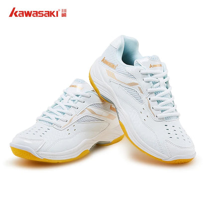Zapatillas de bádminton Kawasaki para hombre, calzado deportivo profesional para mujer, transpirables para pista cubierta K-086